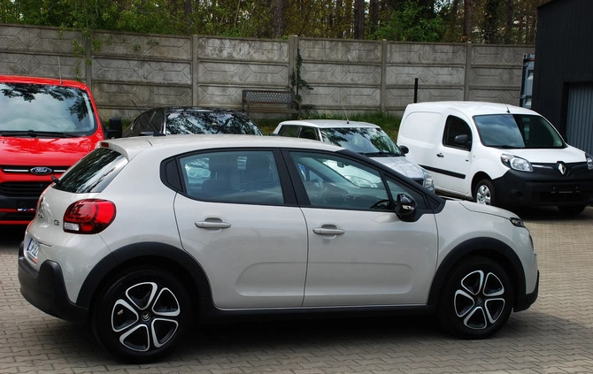 Citroen C3 cena 53900 przebieg: 70000, rok produkcji 2021 z Sulechów małe 436